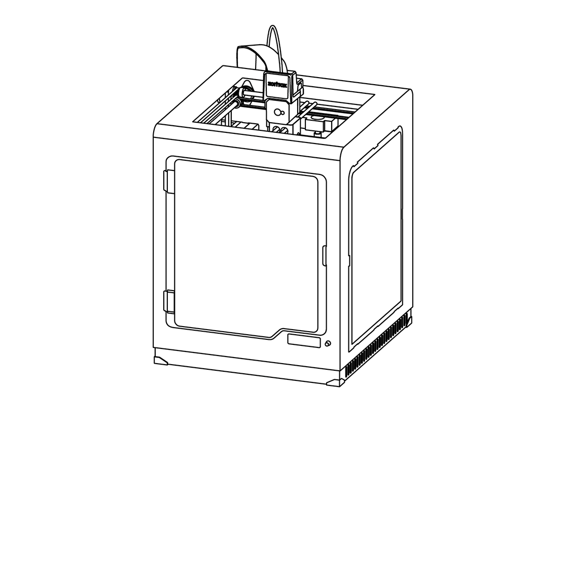 Components of M300 3D Printer | Zortrax Support Center
